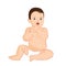 Very cute infant vector