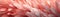 Very Detailed Feathers Pastel Red White Tones Panoramic Banner. Generative AI