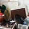 A very dirty stove, fragments of matches, old utensils on the long-neglected kitchen