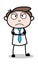 Very Disappointed - Office Businessman Employee Cartoon Vector Illustration