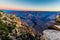 Very Early Morning Before Sunrise at the Grand Canyon in Arizona