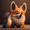 Very funny looking strange animals 3d cartoon