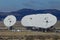 Very Large Array satellite dishes t in New Mexico, USA