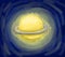 Very Magical Shiny Saturn Background
