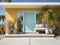 A very neat and colorful modern house with sunny boho beach colors