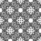 VERY NICE Black Geometric Seamless pattern in white background. Simple, texture.