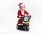 Very nice Santa Claus. on motorcycle