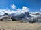 very nice view of the kistenstockli, bifertenstock and the glacier above the limmernsee. Hiking time in Switzerland