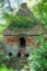 Very old and damaged brick furnace