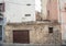 Very old house made of stones, wood, Oliena, Nuoro Province, island Sardinia, Italy