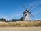 Very old windmill in the countryside