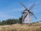 Very old windmill in the countryside