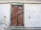 Very old window shutters closed. photo