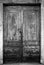 Very old wooden door with some details