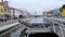 Very popular in the city of Aveiro - the gondola rides through the canals - CITY OF AVEIRO, PORTUGAL - OCTOBER 17, 2019