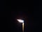 Very Simple Concept Photo, Flaming Small Birthday Candle at black background for your element design