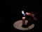 Very Simple Conceptual Photo, Man`s Right Hand Firing White Flaming Candle at black background for your element design