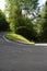 very steep road curve in the Eifel