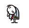 Very upset businessman in a suit and tie is holding some money in his hands. Vector illustration a loser earned a small