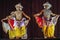 Ves Dancers perform at the Esala Perahera theatre show in Kandy, Sri Lanka.