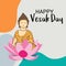 Vesak Day is a holy day for Buddhists. Happy Buddha Day