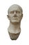 Vespasian Emperor roman bust, Isolated