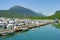 Vessels docked at the busy port of skagway