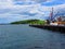 Vessels docked at the wharf