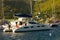 Vessels moored at port elizabeth, bequia