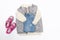 Vest,warm jumper,sweater,jeans pants,pink sneakers.Set of baby children\\\'s clothes,clothing for spring,autumn,winter on white