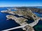 Vestland islands - Norway aerial view