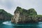 Vestmannaeyjar island, Iceland. Weathering and erosion mountain surface