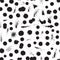 Vestor ink spots seamless pattern