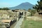 Vesuvius over pompeii