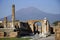 Vesuvius overlooking ruins