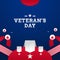 Veteran Day Design Background For Greeting Moment