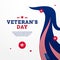 Veteran Day Design Background For Greeting Moment