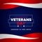 Veteran Day Design Background For Greeting Moment