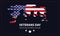 Veterans Day, Memorial Day, Patriot Vector for Banner, Brochure, Print Ad, Sticker