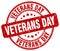 veterans day red stamp