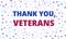 Veterans Day - Thank You, Veterans greeting card