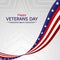 Veterans Day United States of America USA Template for Veterans Day in the USA on November 11 Colors of the national flag o