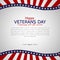 Veterans Day in the USA Background on November 11 Colors of the national flag of United States of America Stars