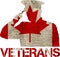 Veterans flag sign