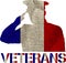 Veterans flag sign