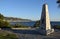 The Veterans Monument in Heisler Park located in Laguna Beach, California.