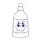 Veterinary bottle care medicine for cat pets lineal design