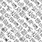 Veterinary clinic seamless pattern with thin line icons: broken leg, protective collar, injection, cardiology, cleaning of ears,