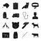 Veterinary clinic set icons in black style. Big collection of veterinary clinic vector symbol stock illustration