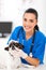 Veterinary nurse dog